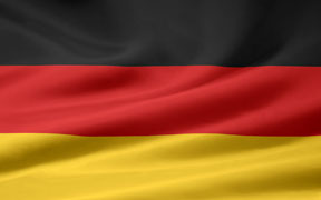 rippled German flag